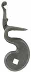 Cock, flint, 1.45" throw,  Barker Whatley, right hand flintlock